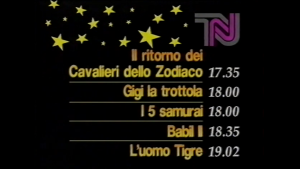 FOTO ARCHIVIO TELENORBA 50-86 CARTONI ANIMATI